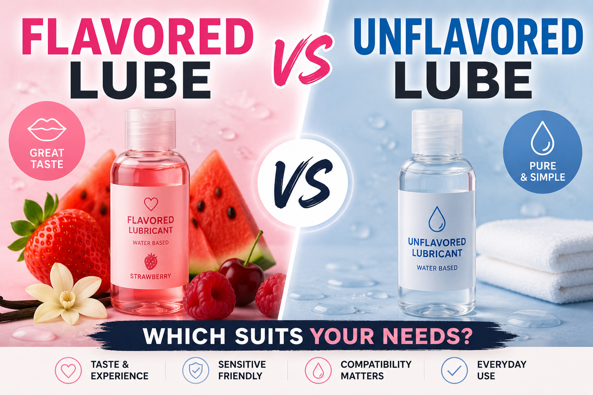 Flavored lube vs unflavored: Which suits your needs?