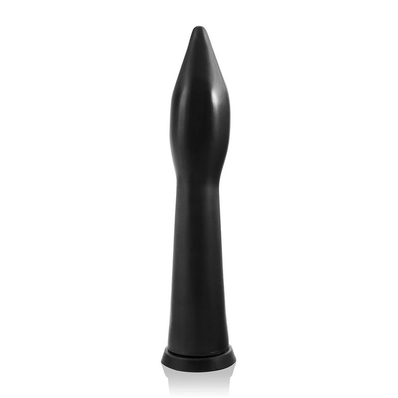 Goose Large w Suction Black made of phthalate free plasticizer, velvety smooth and easy to clean.