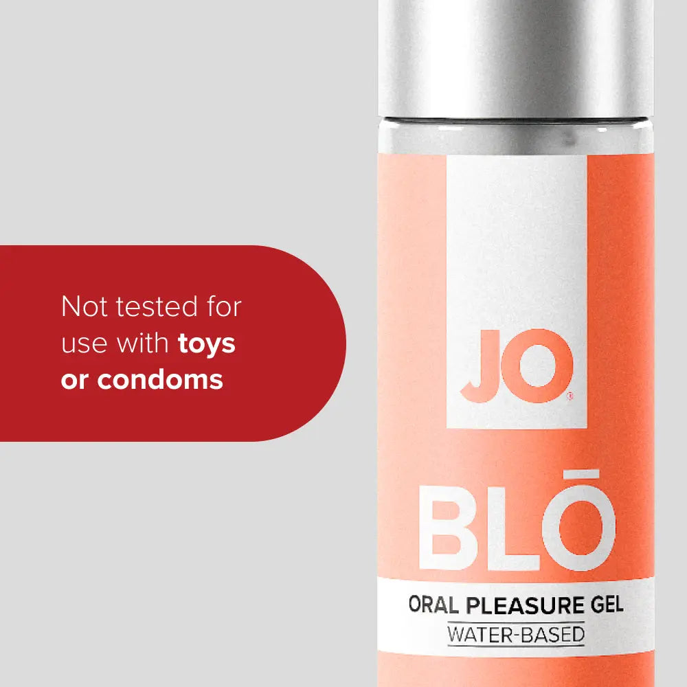 Affordable quality JO Blo Mango Peach - Mango Peach Flavoured Oral Pleasure Gel - 30 ml Bottle  from JO by Discreet Intimate Essentials with Discreet Delivery 