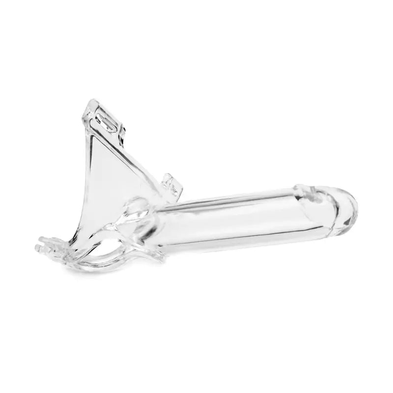 Zoro Knight 6in Hollow Shaft Clear Strap On PerfectFit Discreet Intimate Essentials.