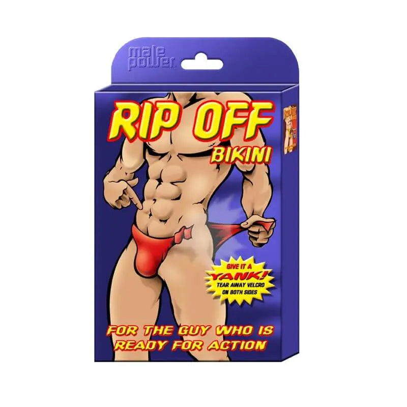 Rip Off Bikini Novelty Underwear Male Power Discreet Intimate Essentials.