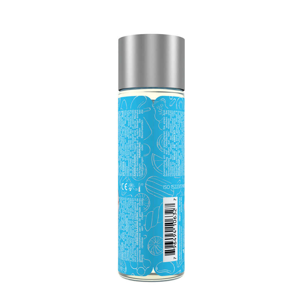 JO Candy Shop Bubblegum Lube - 60 mL - Bubblegum Flavoured Water Based Lubricant - 60 ml Bottle packaging back view.