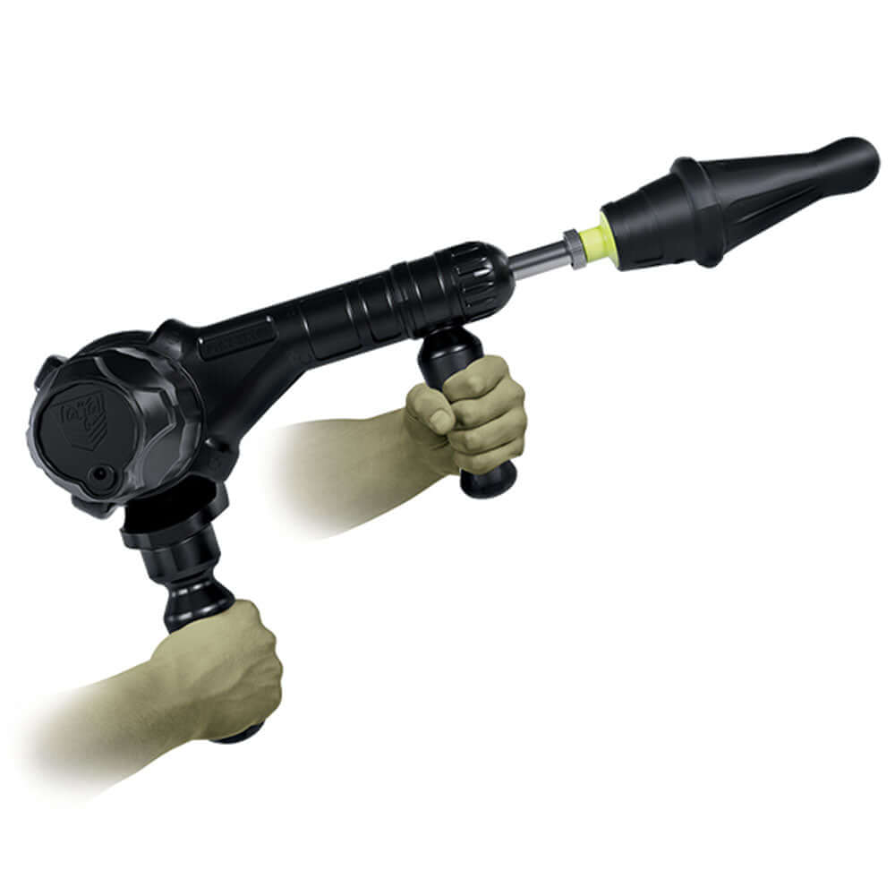 Fort Troff - Gunner System - 3-In-1 Modular Sex Machine handheld turbo torque tool in use.