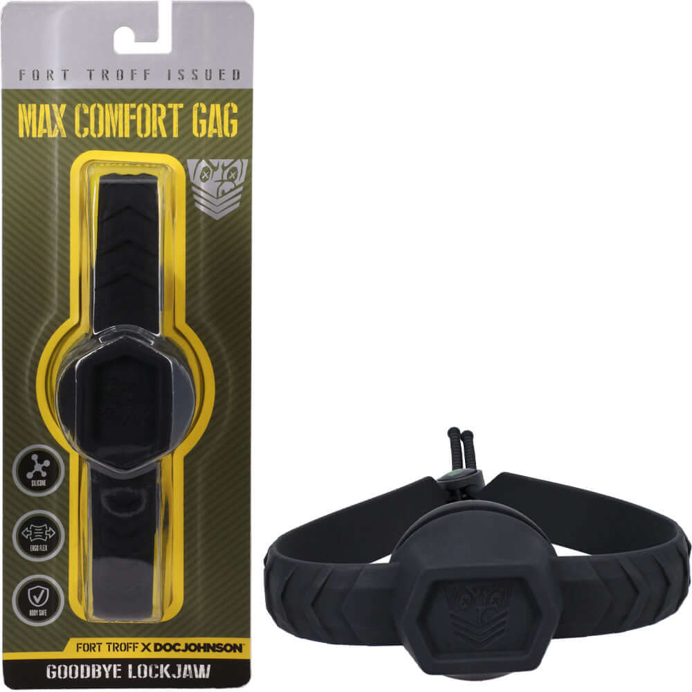Max Comfort Gag mouth restraint by Fort Troff - goodbye lockjaw for comfortable use.