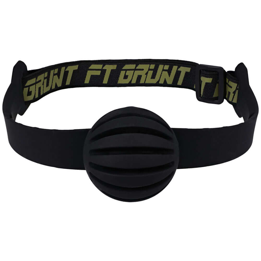 Fort Troff Max Comfort Gag mouth restraint with silicone fins and Flex-Fit strap for ultimate comfort.