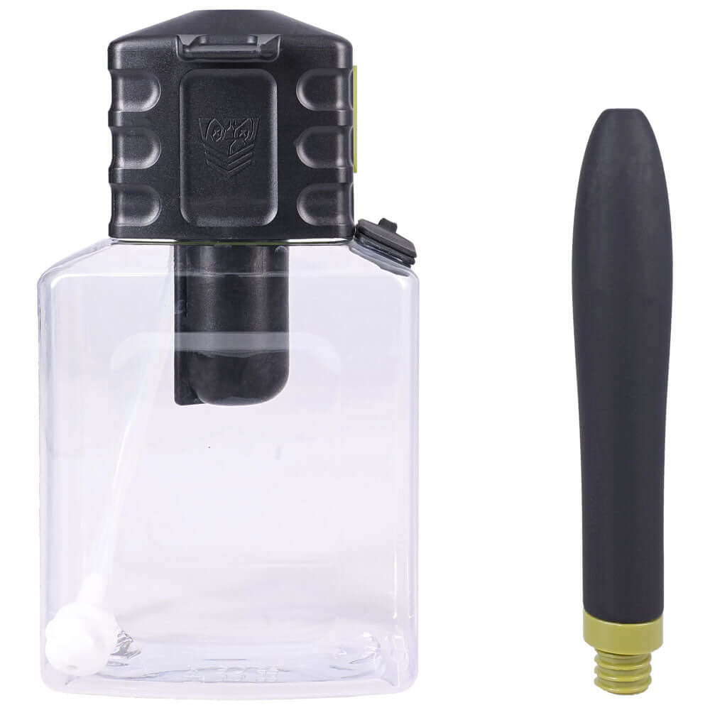 Fort Troff - Hydro-Pro - USB Rechargeable Auto Douche with a clear tank and flexible silicone nozzle.