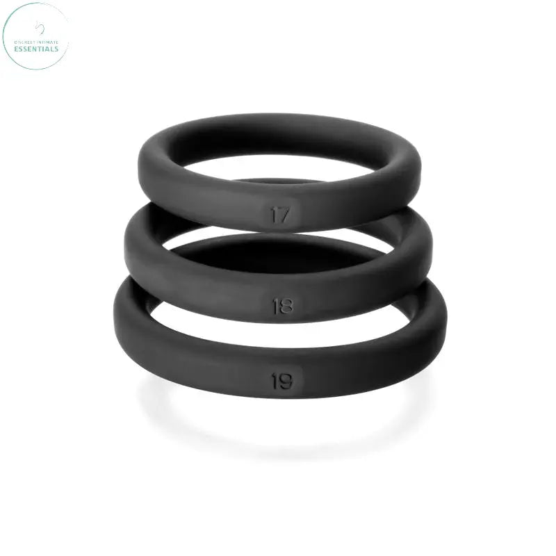 Affordable quality Xact-Fit Silicone Rings Large 3 Ring Kit  from PerfectFit by Discreet Intimate Essentials with Discreet Delivery 
