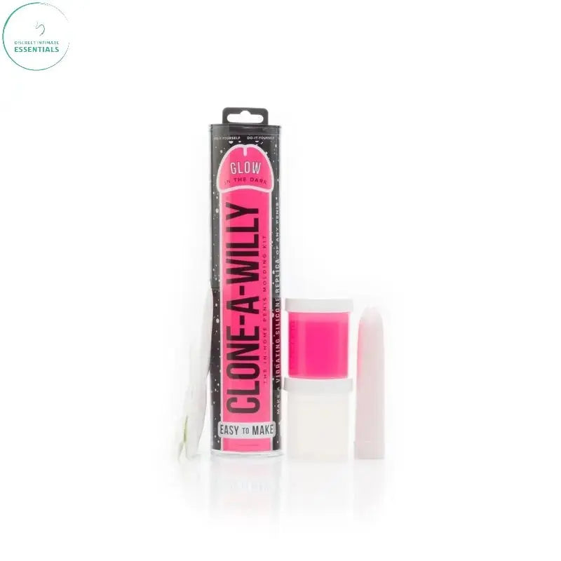 Affordable quality Clone a Willy Glow Pink  from Clone a Willy by Discreet Intimate Essentials with Discreet Delivery 