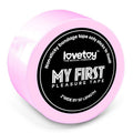 My First Non-Sticky Bondage Tape in pink, 2 inches wide by 50 feet length, only sticks to itself.