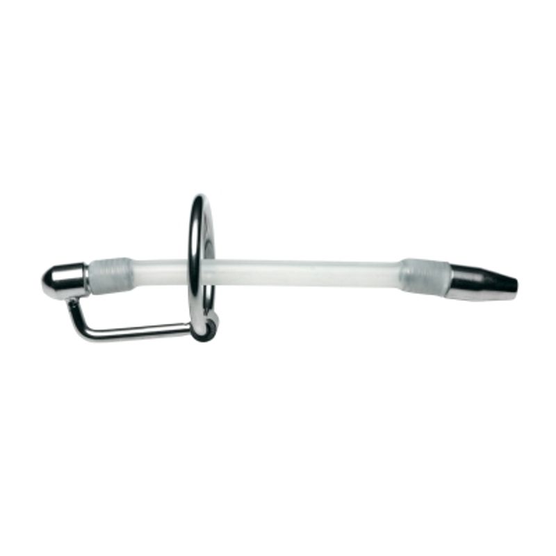 Inertia Flexible Cum-Thru Plug with stainless steel tips and hollow silicone shaft for comfort and flexibility.