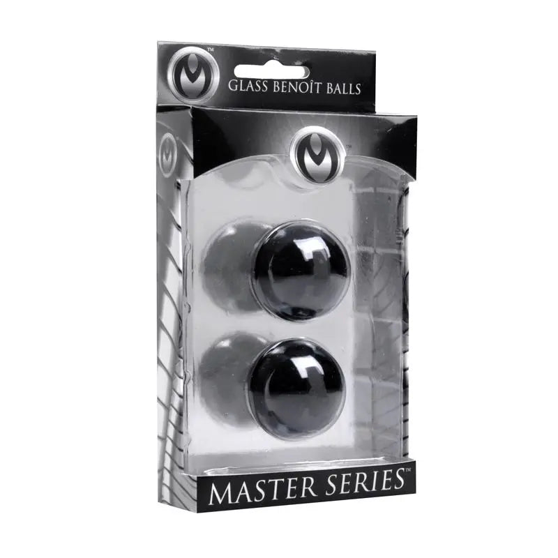 Jaded Glass Ben Wa Balls 30mm Master Series Discreet Intimate Essentials.