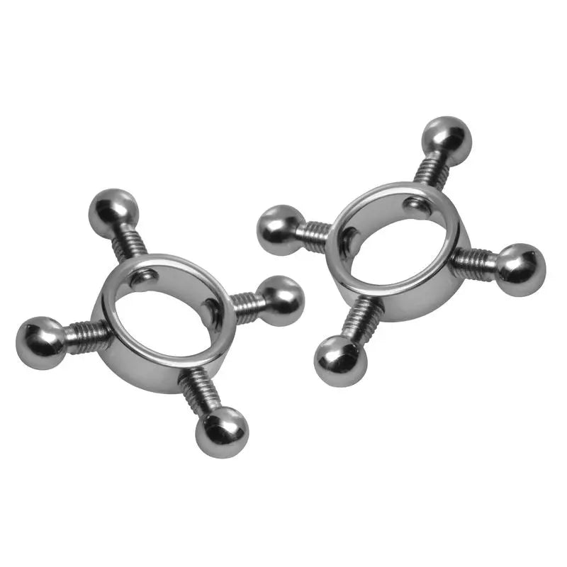 Intimate Rings Metal Rings Of Fire Stainless Steel Nipple Press Set – Discreet Intimate ...