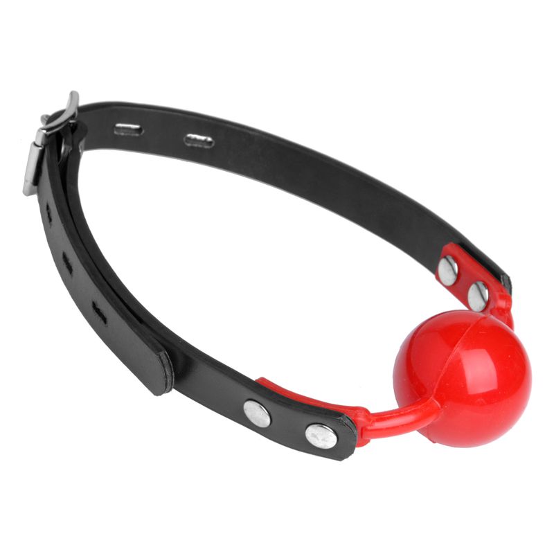 The Hush Gag Silicone Comfort Ball Gag, designed for comfort with adjustable strap and unique ball design.