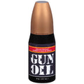 Gun Oil 8oz/240ml Flip Top Bottle, silicone lubricant for intimate essentials, water-resistant and hypoallergenic.