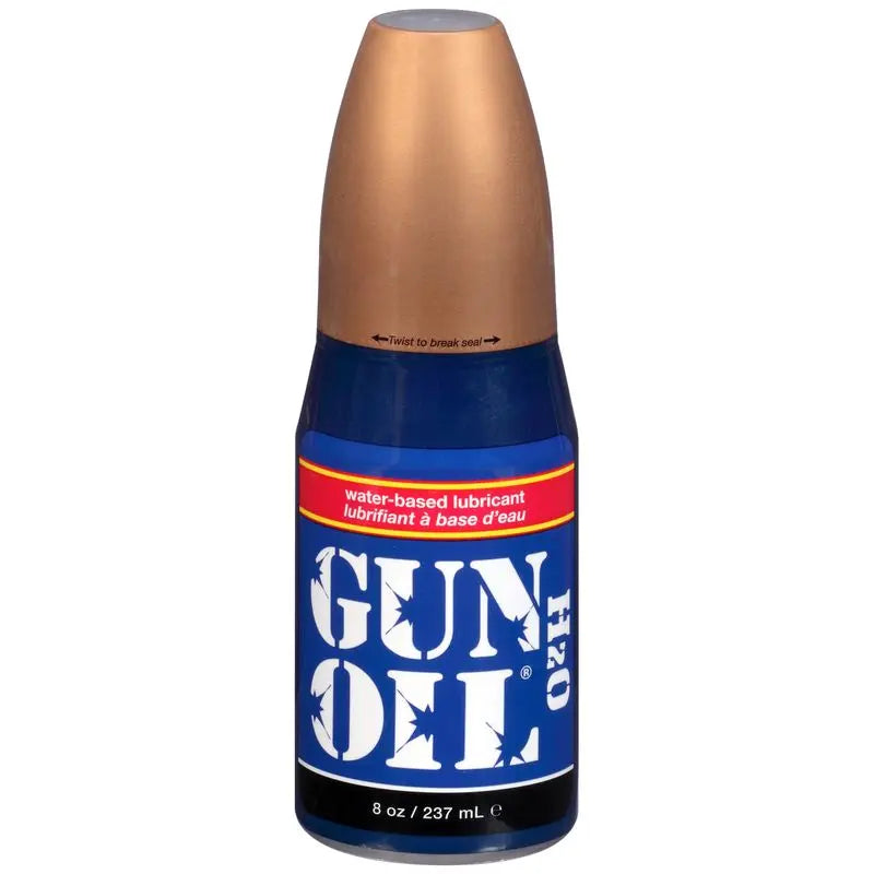 Gun Oil H2O 8oz/240ml Flip Top Bottle Gun Oil Discreet Intimate Essentials.