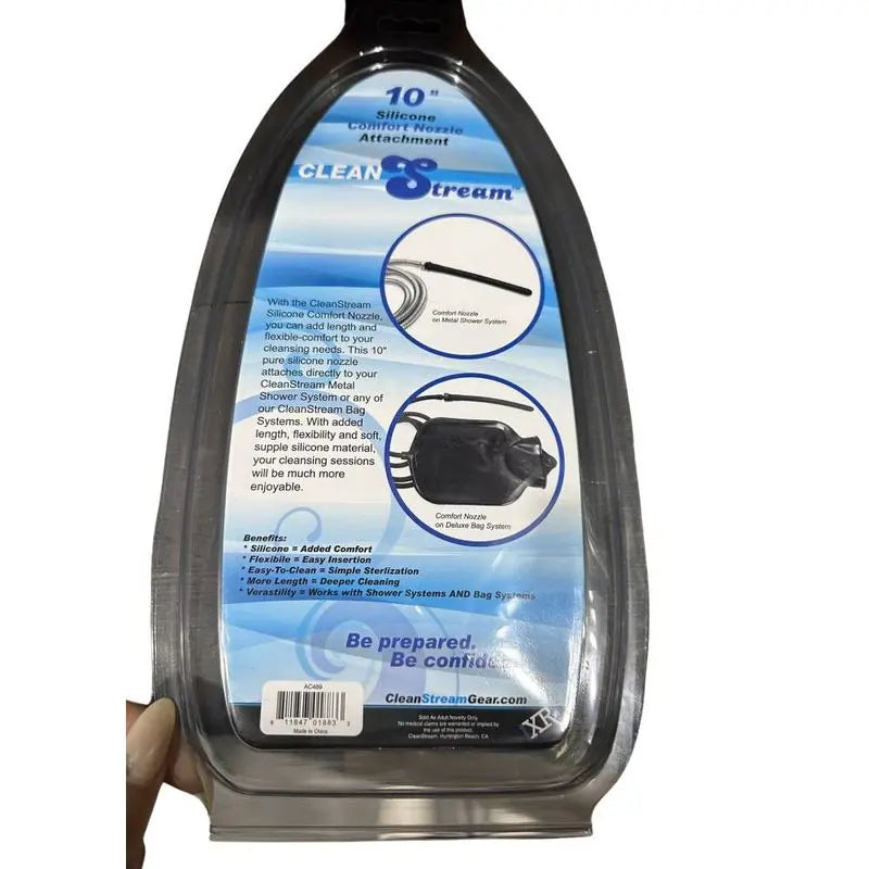 Comfort Nozzle Silicone Tip CleanStream Discreet Intimate Essentials.
