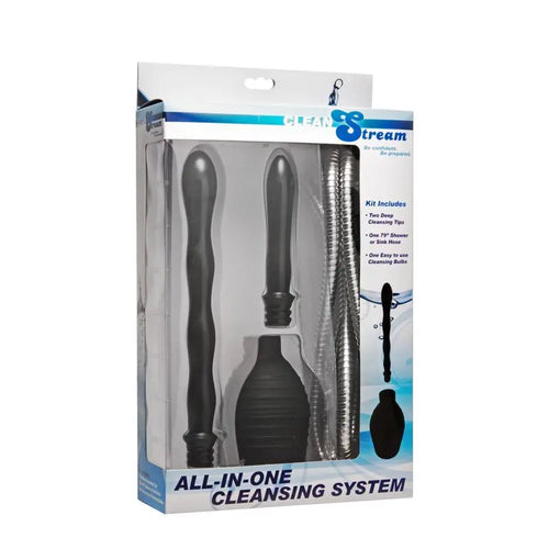 All In One Shower Enema Cleansing System CleanStream Discreet Intimate Essentials.
