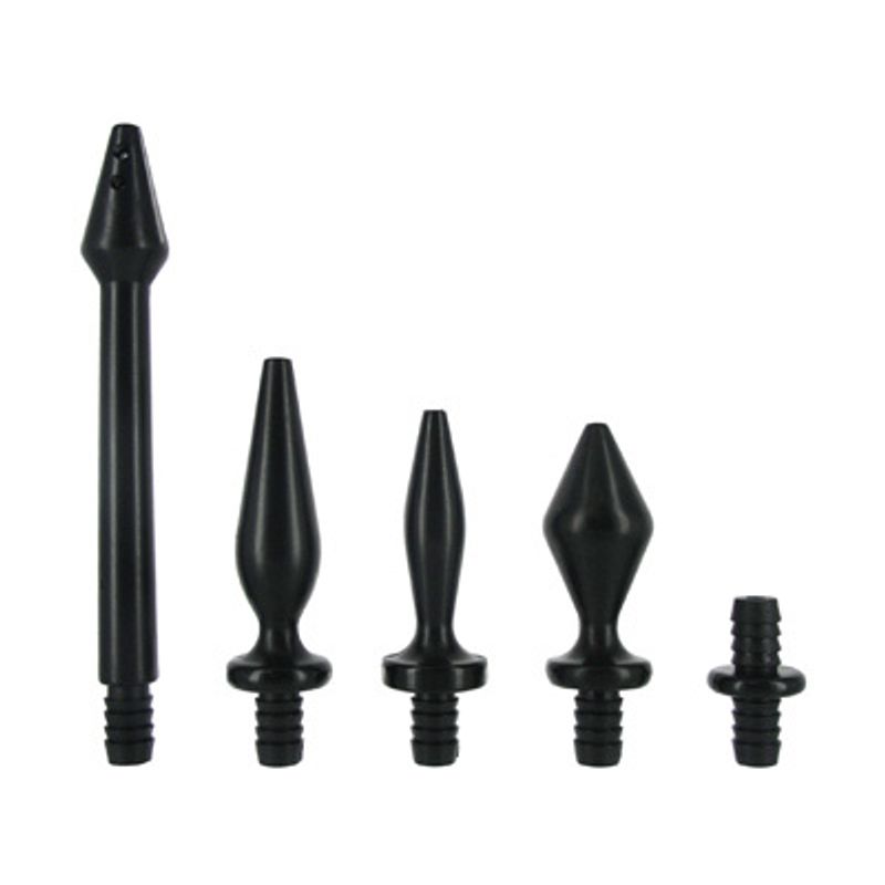 Enema Tip Set including various sizes for intimate essentials and personal use.