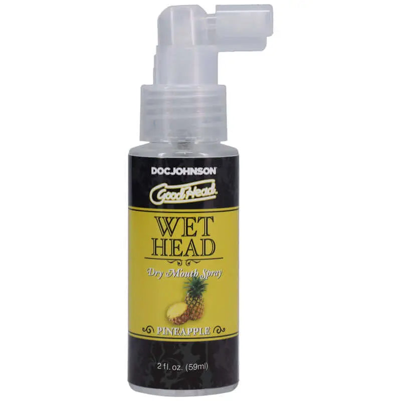 GoodHead Wet Head Dry Mouth Spray - Pineapple Flavoured - 59 ml Bottle Doc Johnson Discreet Intimate Essentials.