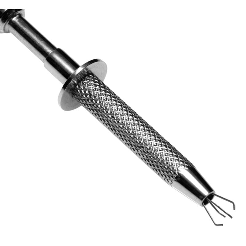 Extreme Sensation Claw Clamps close-up image of steel design with four slim gripping claws.