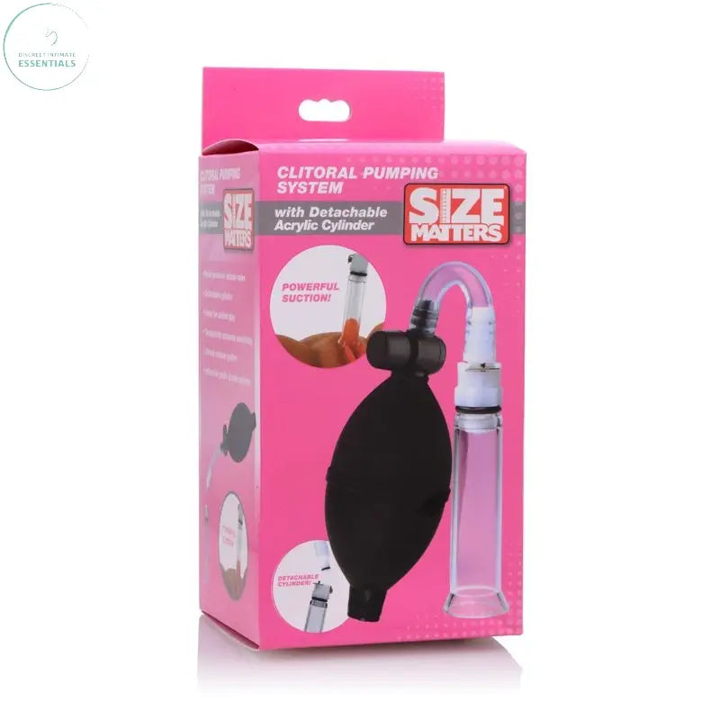 Affordable quality Clitoral Pumping System  from Size Matters by Discreet Intimate Essentials with Discreet Delivery 