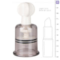 Nipple and clit suckers large 2 pc set with powerful pump for enhanced stimulation