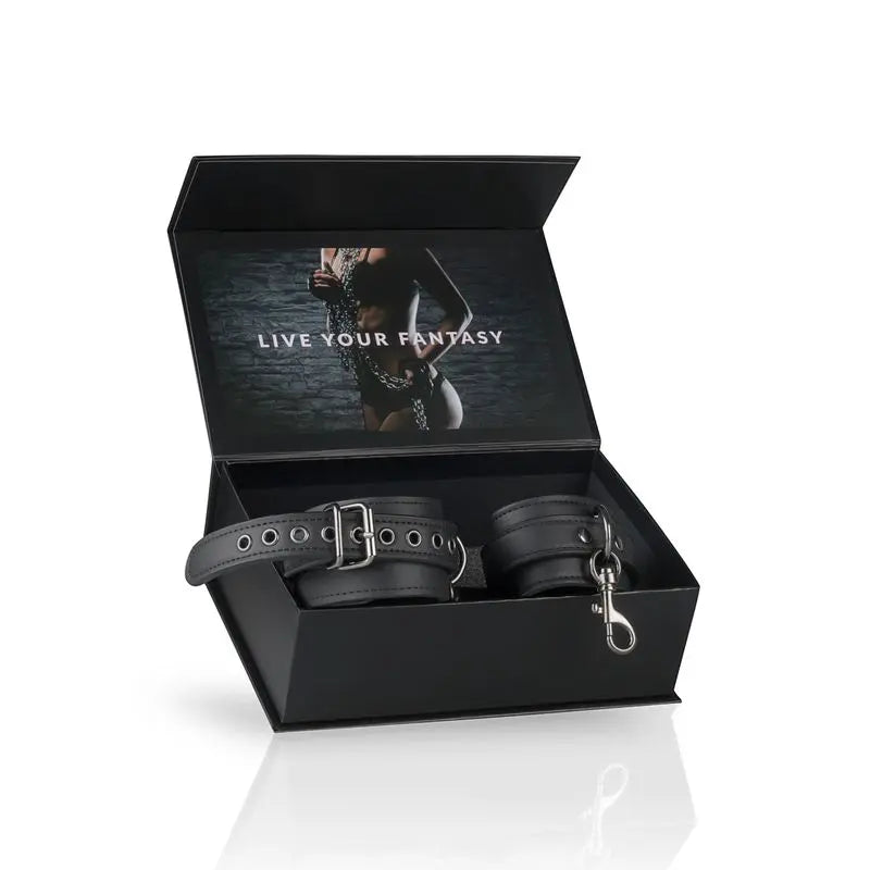 Ankle Cuffs Black Fetish Collection Discreet Intimate Essentials.