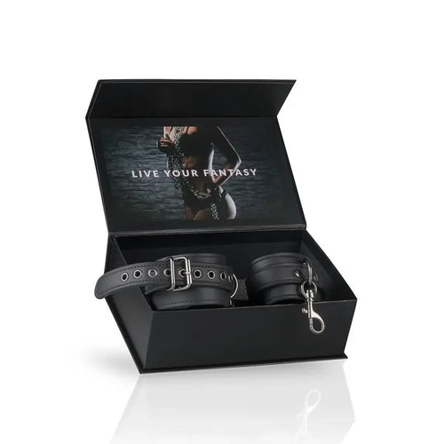 Ankle Cuffs Black Fetish Collection Discreet Intimate Essentials.