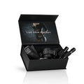 Over the Door Wrist Cuffs in a black box with a seductive image and 'LIVE YOUR FANTASY' text for intimate adventures.