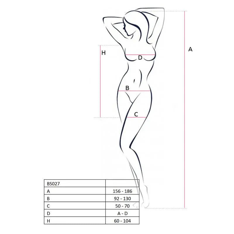 Dress Translucent With Open Sides BLK Passion Lingerie Discreet Intimate Essentials.