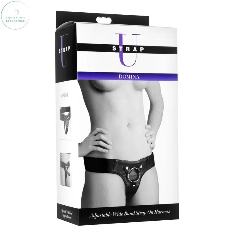Affordable quality Domina Wide Band Strap On Harness  from Strap U by Discreet Intimate Essentials with Discreet Delivery 