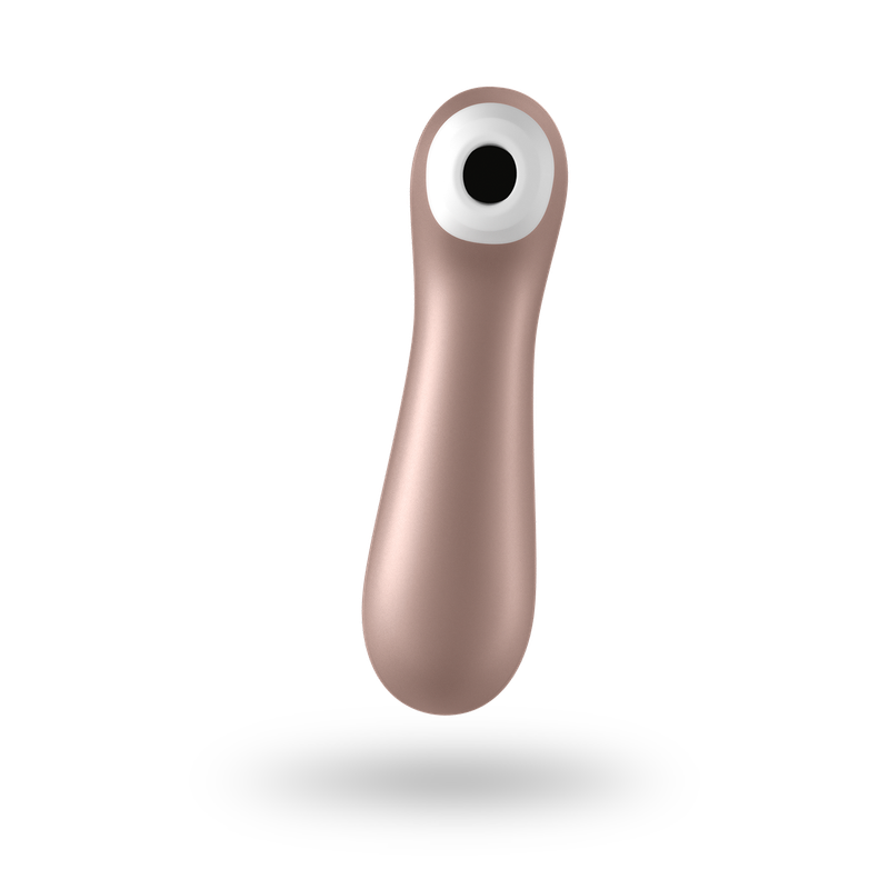 Satisfyer Pro 2+ G2 Clitoral Stimulator Rose Gold, a clitoral stimulator with vibration designed for ultimate pleasure.