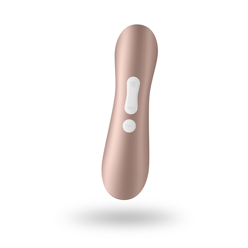 Satisfyer Pro 2+ G2 Clitoral Stimulator Rose Gold, a clitoral stimulator with vibration for ultimate pleasure.