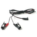 Zeus Electro Sex Clamps with lightweight plastic design for intimate essentials for her, perfect for sensitive areas.