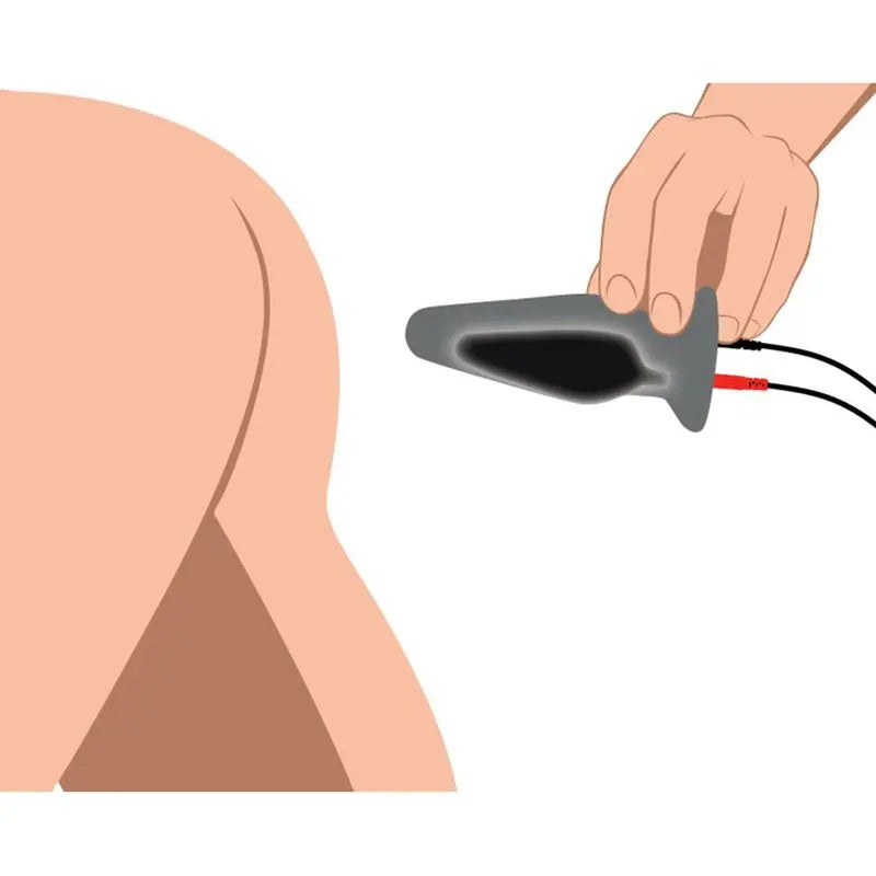 Zeus Anal Amplifier Silicone eStim Plug Zeus Discreet Intimate Essentials.