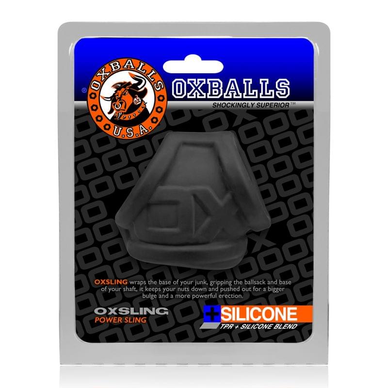 Oxsling Cocksling Black Ice by OxBalls from Discreet Intimate Essentials for  Adult Toys, quality products at discount affordable prices.