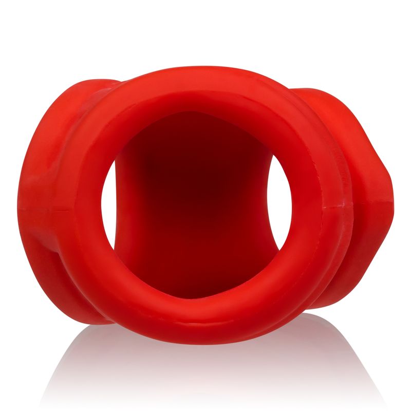 Oxsling Cocksling Red Ice designed for ultimate comfort with PLUS+SILICONE warmth and stretch, ideal for sensual pleasure.