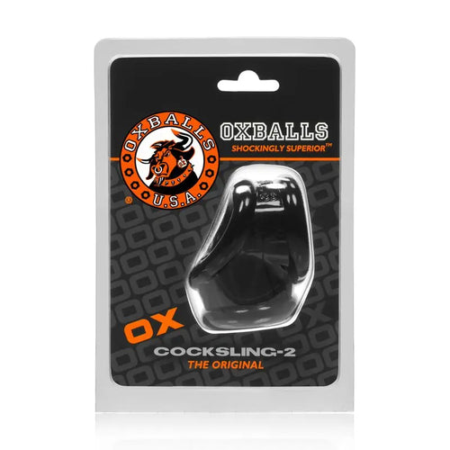 Cocksling 2 Black OxBalls Discreet Intimate Essentials.
