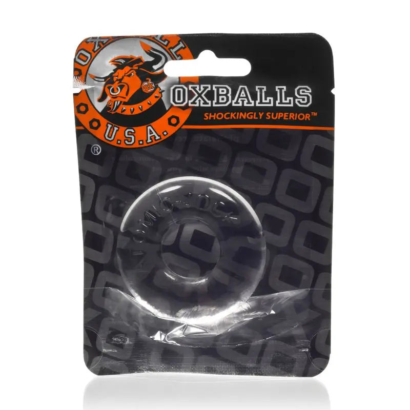 Donut 2 Cockring Large Clear OxBalls Discreet Intimate Essentials.