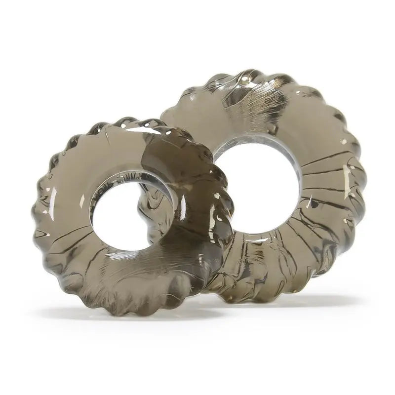 Truckt 2 Pc Cockring Set Clear OxBalls Discreet Intimate Essentials.