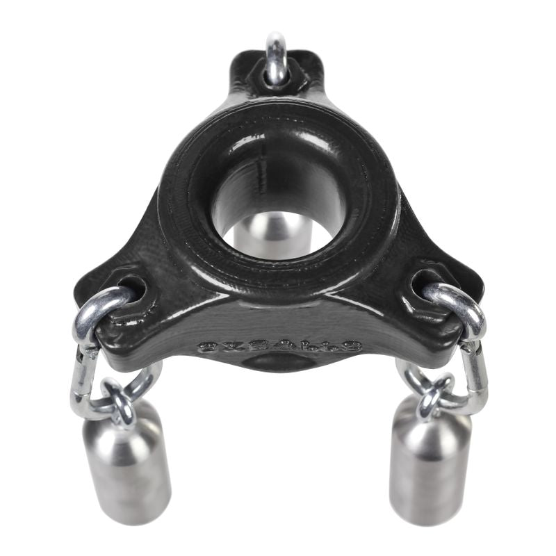 Affordable quality Slung Ballstretcher With 3 Carabiners Black  from OxBalls by Discreet Intimate Essentials with Discreet Delivery 