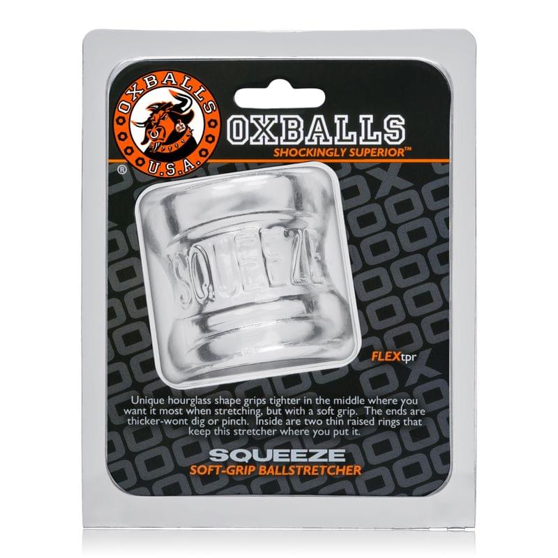 Squeeze Ball Stretcher Clear by OxBalls from Discreet Intimate Essentials for  Adult Toys, quality products at discount affordable prices.
