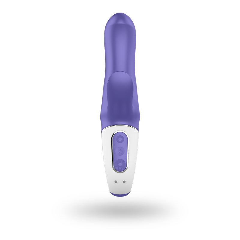Satisfyer Vibes Magic Bunny, a G-spot clitoral vibrator, featuring a sleek design and powerful stimulation.