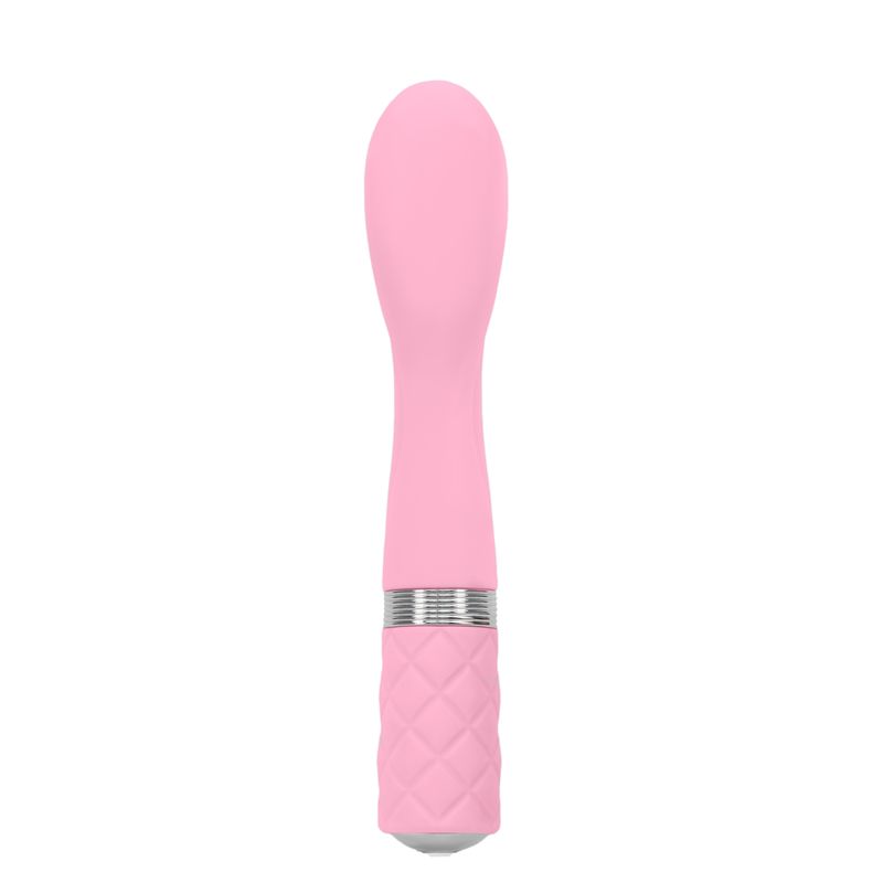 Pillow Talk Sassy Pink - sleek pink vibrator for intimate essentials for her, designed for incredible G-spot pleasure.