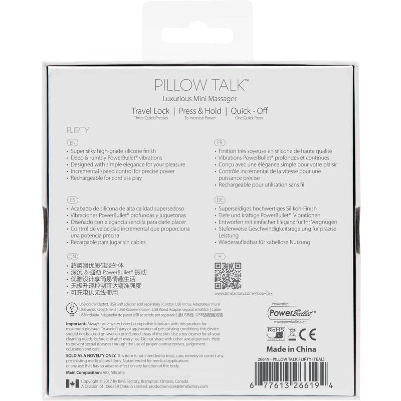 Pillow Talk สีเขียวอมฟ้า