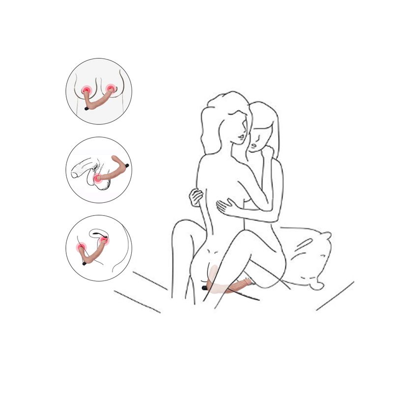 IJOY Rechargeable Strapless Strap on features for intimate couples, showcasing G-Spot stimulation and adjustable speeds.