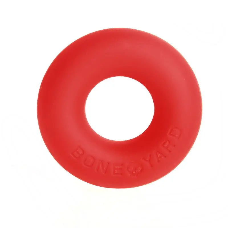 Ultimate Silicone Cock Ring Red Boneyard Discreet Intimate Essentials.