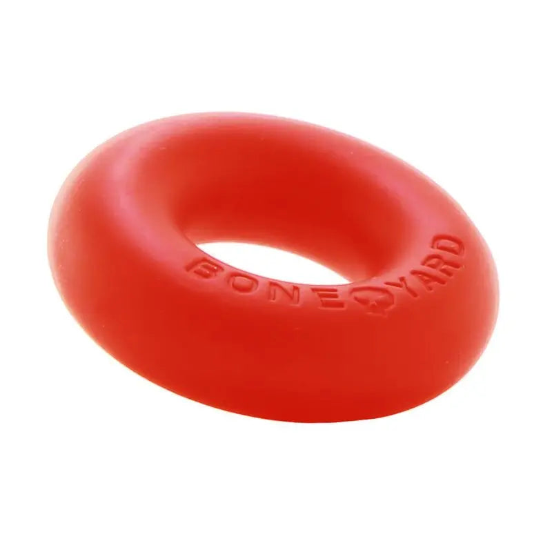 Ultimate Silicone Cock Ring Red Boneyard Discreet Intimate Essentials.