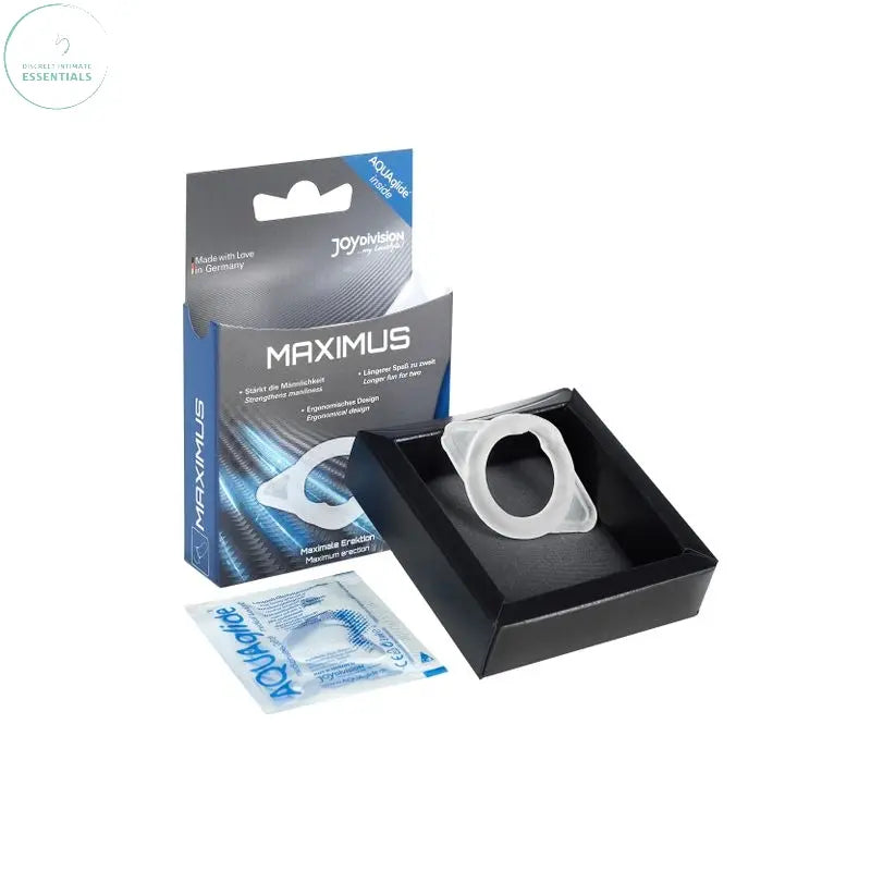 Affordable quality MAXIMUS Penis Ring Medium  from JOYDIVISION by Discreet Intimate Essentials with Discreet Delivery 