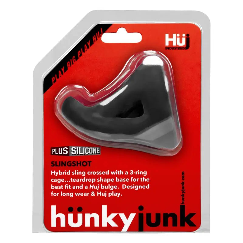SLINGSHOT 3-ring Teardrop Sling by Hunkyjunk Tar Hunkyjunk Discreet Intimate Essentials.